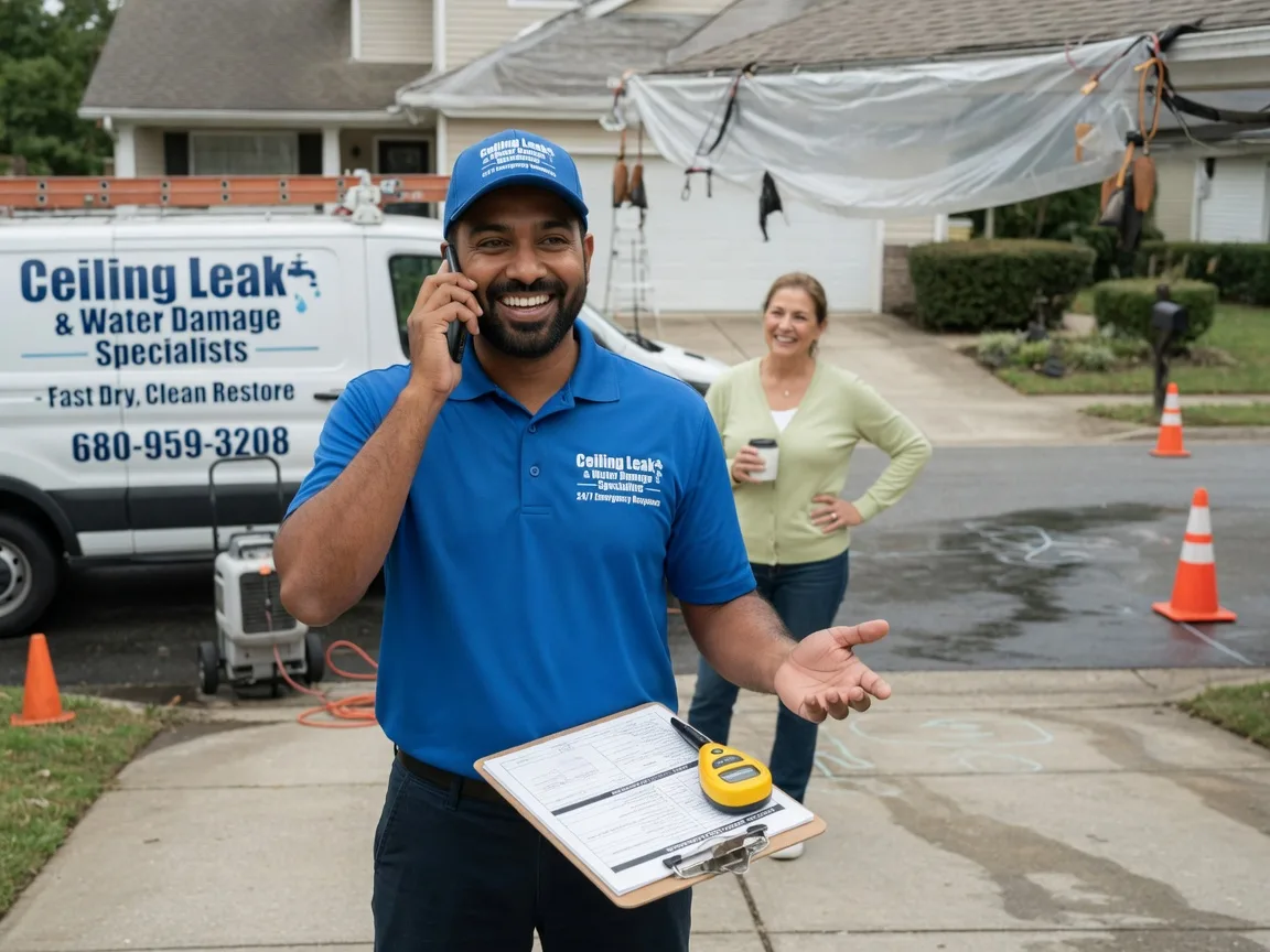 Ceiling Leak Cleanup Wardensville, WV FAQs